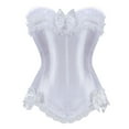 thumbnail image 1 of Abomasnow Corset Tops for Women Vintage Strapless Lace-Up Back Gothic Shapewear Tops Fashion Boned Lace Waist Bodyshaper Tops on Clearance, 1 of 4