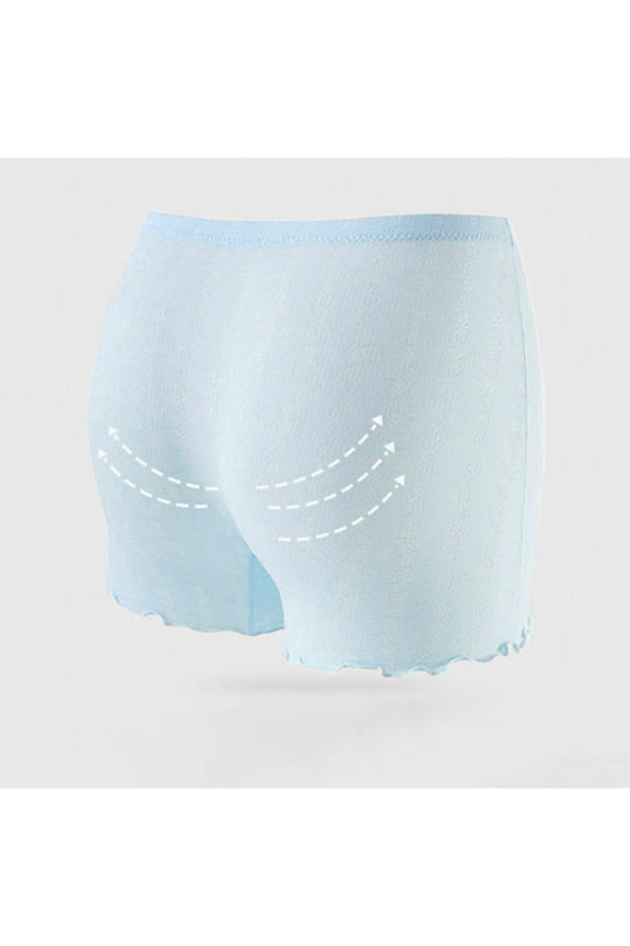 Girls' Boyshorts Underwear Breathable Soft Seamless Girls Panties Stretchy Breathable Modal Four Cornered Boy Shorts Leggings Age 7-18