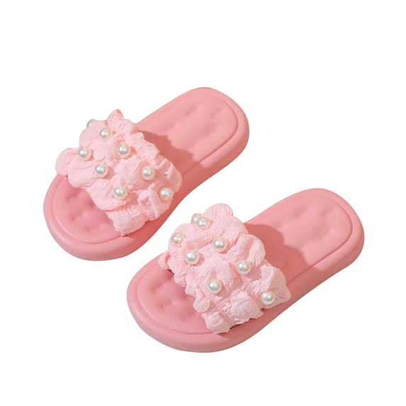 Abomasnow Girls Cloud Slides Sandals Shower Slippers Slip on Slide Sandals Non-slip Summer Beach Pool Shoes for 5-12 Years