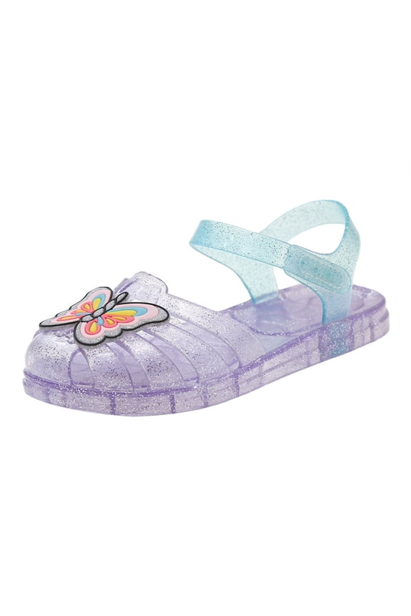Girls Sandals Fisherman Gladiator Water Beach Glitter Flat Sandals Closed Toe Costume Summer Dress Shoes