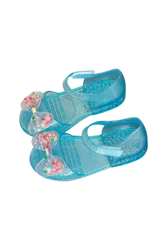 Girls Sandals Fisherman Gladiator Water Beach Glitter Flat Sandals Closed Toe Costume Summer Dress Shoes