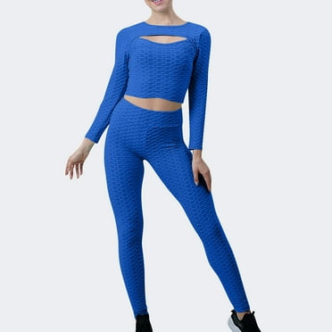 Abomasnow Loungewear Sets for Woman 2 Piece High Waist Suits Sports Yoga Gym Hollow Out Tops Legging Wear Athletic Clothing Set Workout Tracksuits