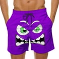 thumbnail image 1 of Abomasnow Men's Big and Tall Swim Trunk Quick Dry 9 inch Bathing Suit with Pockets Summer Beach Shorts S-5XL, 1 of 5