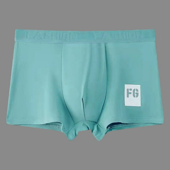 Abomasnow Men's Boxer Briefs 2 Pack Soft Cotton Stretch Compression Boxers for Men Breathable Ball Pouch Moisture-Wicking Underwear for Men on Clearance