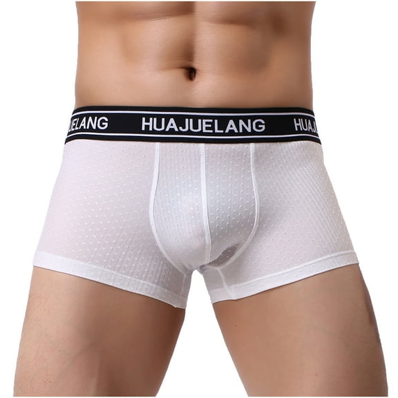 Abomasnow Men's Boxer Briefs Soft Cotton Stretch Compression Boxers for Men Breathable Total Support Pouch Moisture-Wicking Underwear for Men on Clearance