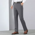 thumbnail image 1 of Abomasnow Men's High Stretch Straight Fit Pants, Slim Fit Business Dress Pants, Men's Ice Silk Casual Trousers, 1 of 9