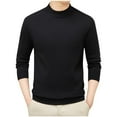 thumbnail image 1 of Abomasnow Men's Mock Neck Sweaters Slim Fit Long Sleeve Basic Knit Sweaters Fall Business Pullover Tee M-4XL, 1 of 5