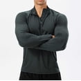 thumbnail image 1 of Abomasnow Men's Quick-Dry Active Sports Shirts Quarter Zip Long Sleeve Running Pullover Tops Outdoor Sweatshirt, 1 of 9