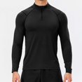 thumbnail image 1 of Abomasnow Men's Quick-Dry Active Sports Shirts Quarter Zip Long Sleeve Running Pullover Tops Outdoor Sweatshirt, 1 of 5