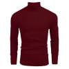 Abomasnow Men's Turtleneck Sweater Slim Fit Long Sleeve Ribbed Knitted Pullover Sweater Fall Winter Basic Layer Thermal Undrewear