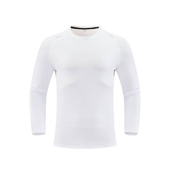 Abomasnow Men's UPF 50  Sun Protection Running Shirts Lightweight Long Sleeve Quick Dry Stretch Muscle Blouses Slim Fit Workout Running Athletic Gym Rash Guard