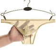 thumbnail image 1 of Abomasnow Men's Underwear Briefs Silky Bikinis Thongs No Fly Pouch Quick Dry Underpants Sexy Mesh Lace Breathable Underwear Panty on Clearance, 1 of 3