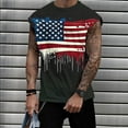thumbnail image 1 of Abomasnow Men's Workout Tank Tops Sleeveless Gym Cut Off Tee Bodybuilding Fitness Muscle American Flag Shirts, 1 of 5