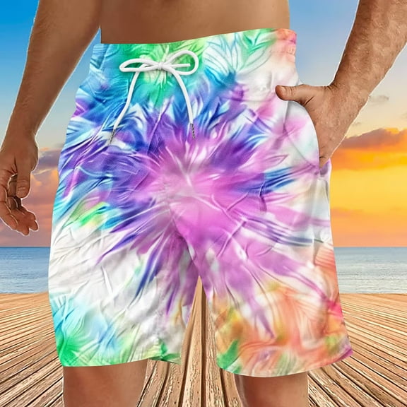 Abomasnow Mens Big and Tall Swim Trunks Drawstring Elastic Waist Swimming Shorts 7 Inch Inseam Waterproof Quick Dry Beach Sport Shorts M-XXXXXL