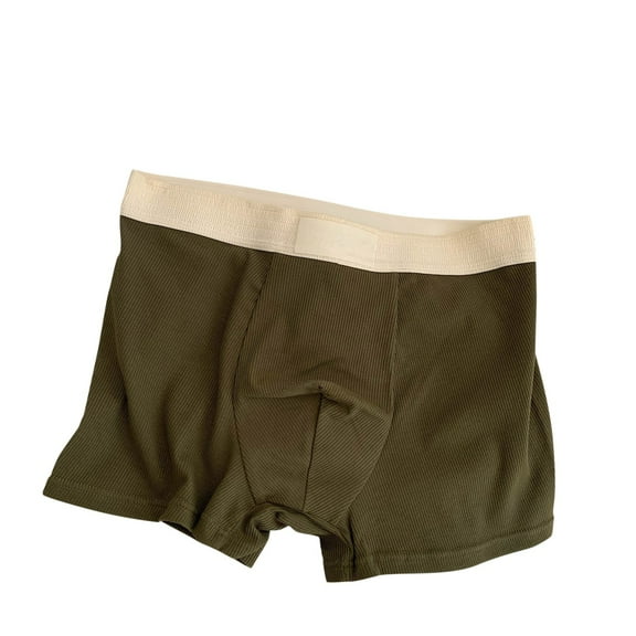 Abomasnow Mens Cotton Total Support Pouch Boxer Brief Soft Solid High Waist Stretch Underwear Moisture-Wicking Everyday Boxers on Clearance