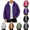 thumbnail image 1 of Abomasnow Mens Lightweight Rain Jacket Full Zip Long Sleeve Hooded Outdoor Windbreaker Jackets Water Resistant Softshell Coat for Hiking Running Travel S-4XL, 1 of 6