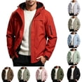 thumbnail image 1 of Abomasnow Mens Rain Jacket Raincoat Full Zip Waterproof Windbreaker Lightweight Hooded Jackets For Hiking, Cycling, Running, Fishing ,Golf,And Other Outdoor Activities, 1 of 6
