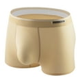 thumbnail image 1 of Abomasnow Mens Seamless Total Support Pouch Underwear Breathable Ice Silk Low Rise Boxer Briefs Solid Stretch Everyday Athletic Underwears, 1 of 3