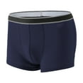 thumbnail image 1 of Abomasnow Mens Underwear Breathable Cotton Moisture-Wicking Low Rise Boxer Briefs Solid Stretch Tagless Everyday Athletic Underpants on Clearance, 1 of 8