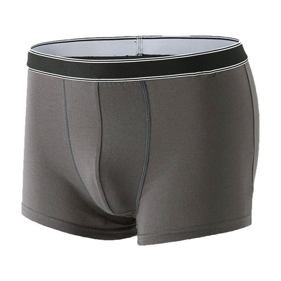 Abomasnow Mens Underwear Breathable Cotton Moisture-Wicking Low Rise Boxer Briefs Solid Stretch Tagless Everyday Athletic Underpants on Clearance