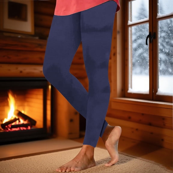 Abomasnow Plus Size Fleece Lined Leggings for Women Tummy Control High Waisted Yoga Pants Winter Warm Thermal Tights for Workout