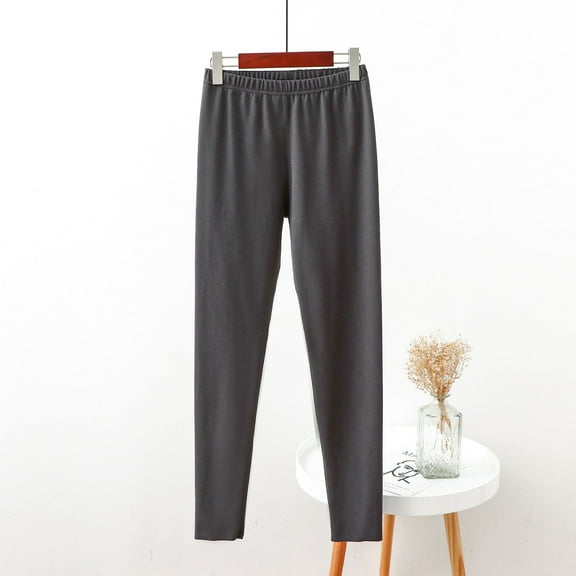 Abomasnow Plus Size Fleece Lined Leggings for Women Winter Thermal Long Johns with Pockets High Waisted Seamless Bottoms 3XL-6XL