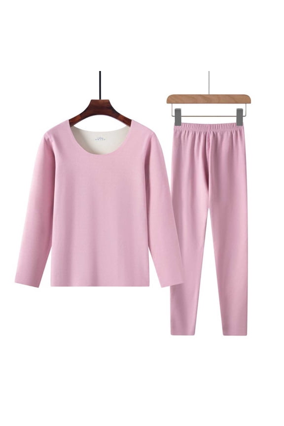 Plus Size Seamless Thermal Underwear for Women Long Sleeve Base Layer Top & Buttom Long Johns Thermal Suit L-4XL