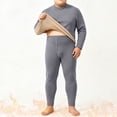thumbnail image 1 of Abomasnow Plus Size Thermal Underwear for Men Heavyweight Stretch Warm Fleece Lined Tops and Long Johns S-4XL, 1 of 7