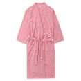 thumbnail image 1 of Abomasnow Robes for Men Casual Lightweight Long Sleeve Bathrobe Fall Soft Long Kimono Robe Comfy Dressy Sleepwear with Pockets, 1 of 2