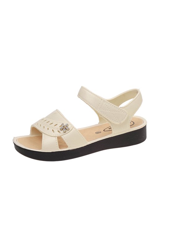 Sandals for Women Wedge Shoes: 2026 Comfortable Summer Dressy Platform Walking Sandals with Adjustable Hook Loop