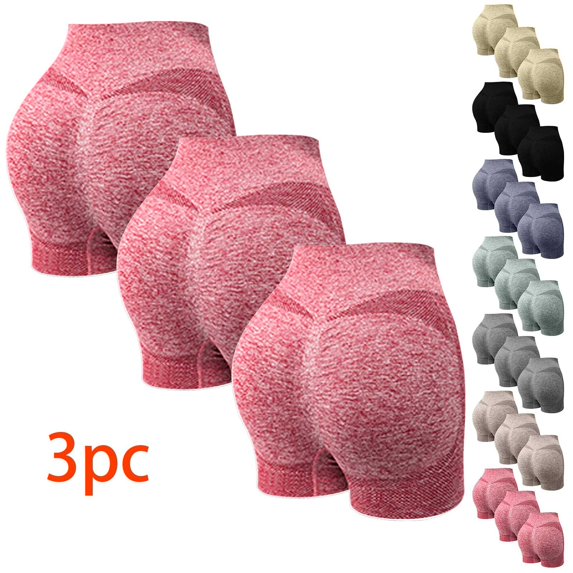 Abomasnow Seamless Scrunch Workout Gym Shorts for Wome High Waist Tummy Control Athletic Running Biker Shorts
