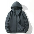 thumbnail image 1 of Abomasnow Sherpa Hoodies for Men Zip Up Winter Fleece Lined Hooded Sweatshirt Heavyweight Warm Coats Jackets, 1 of 9