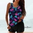 thumbnail image 1 of Abomasnow Tankini Swimsuits for Women 2026 Two Piece Sleeveless U-Neck Bathing Suits Swim Tank Top with Boyshorts S-2XL, 1 of 7