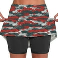 thumbnail image 1 of Abomasnow Tennis Skirts for Women 20" Knee Length Skorts Skirts Print High Waisted Golf Skirts Summer Casual Athletic Skirts Built-in Shorts, 1 of 7