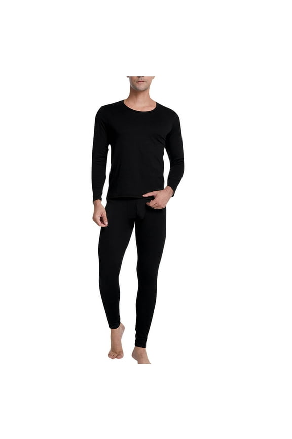 Thermal Underwear for Men Long Johns Set Lightweight Fleece Lined Base Layer for Cold Weather Winter Clothes M-3XL