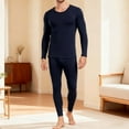 thumbnail image 1 of Abomasnow Thermal Underwear for Men Long Johns Set Soft Fleece Lined Base Layer for Cold Weather Winter Skiing Warm Top & Bottom, 1 of 7