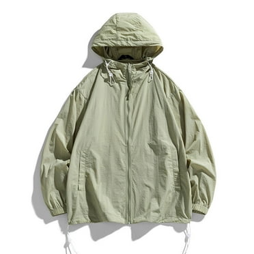 Abomasnow Unisex's UPF 50+ Sun Protection Outdoor Jacket Workout Athletic Jackets Lightweight Loose Hiking Running Jackets with Pockets on Clearance