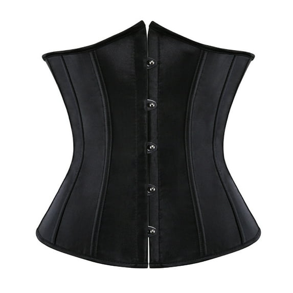 Today's Deal Abomasnow Fashion Oversize Corset Womens Brocade Underbust Boned Corsets Tops Trendy Brapless Bustier Waist Bodyshaper Tops