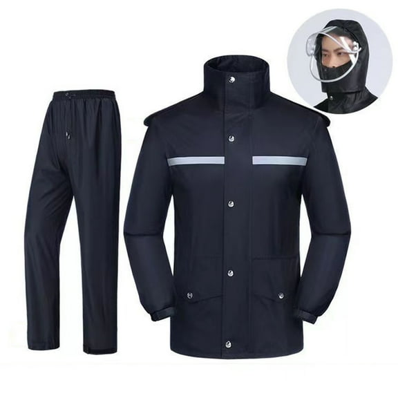 Abomasnow Waterproof Rain Jacket and Trouser Suit Raincoat for Men and Women Outdoor All-Sport Breathable Anti-storm Rain Suit