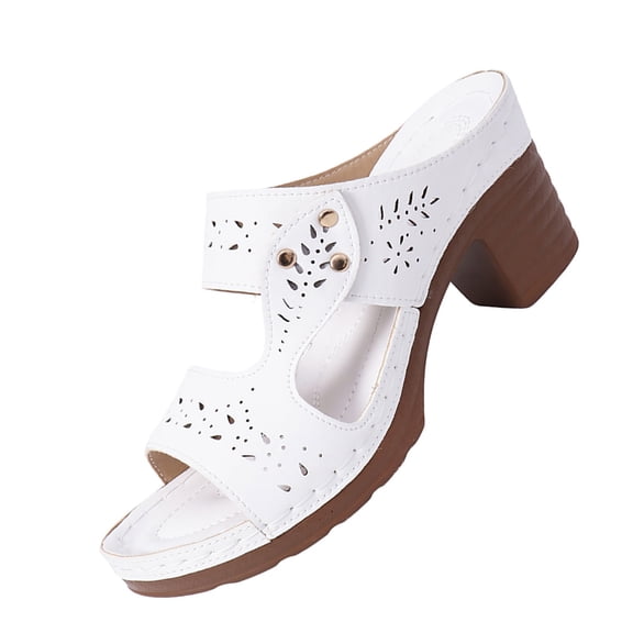 Abomasnow Wedge Heels Sandals for Women 2026 Summer Open Toe Slip On Platform Sandals Fashion Wedding Party Dress Sandals