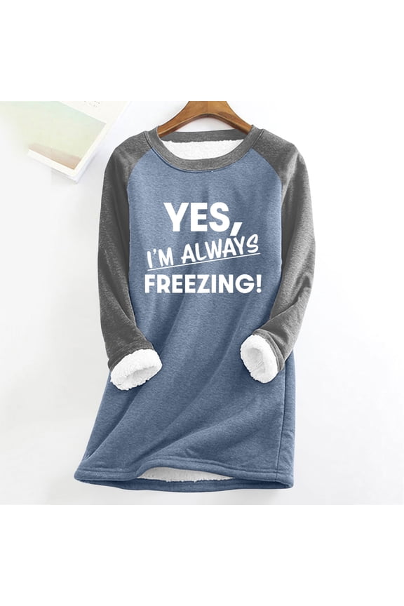Winter Shirts for Women Cold Weather Fleece Lined T-Shirts Winter Long Sleeve Warm Thermal Blosues S-2XL