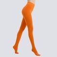 thumbnail image 1 of Abomasnow Women's 80D Ultra Soft Opaque Tights, High Waist Solid Color Footed Pantyhose with 14 Colors S-XL, 1 of 3