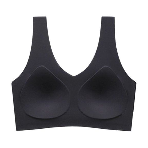Abomasnow Women's Comfort Revolution Easylite Wireless T-Shirt Bra, Pullover Wirefree T-Shirt Bra M-3XL