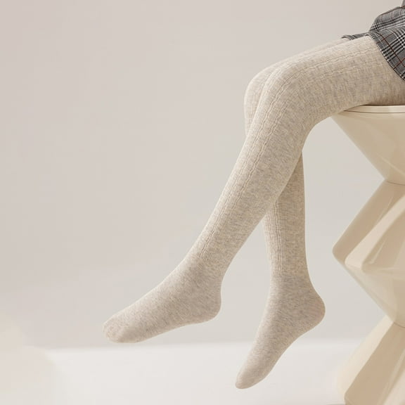 Cxenplz Women's Control Top Footed Pantyhose Fake Translucent Tights High Waist Stretchy Soft Semi Opaque Leggings for Daily Wear on Clearance Sale