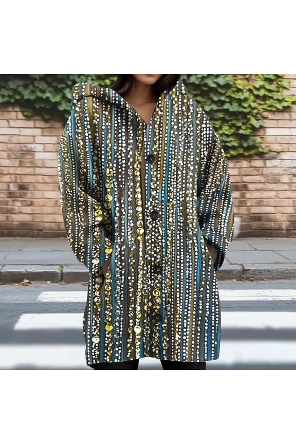 Women's Oversized Cardigan Sweaters Long Sleeve Cable Knit Hooded Cardigan Fall Button Down Open Front Outerwear Coat