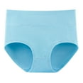 thumbnail image 1 of Abomasnow Women's Plus Size Cotton Underwear Tummy Control Butt Lifter Panties High Waisted Full Coverage Seamless Briefs on Clearance, 1 of 6