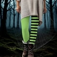 thumbnail image 1 of Abomasnow Women's Plus Size Halloween Costume Knee-Length Leggings High Waist Footless Stretchy Tights S-3XL, 1 of 9
