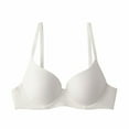 thumbnail image 1 of Abomasnow Women's Push Up Bra Flash Underwire T-Shirt Bra Multiway Lightly Padded Cups Up with Gathered Steel Rims Breathable Upper Support Bra, 1 of 1