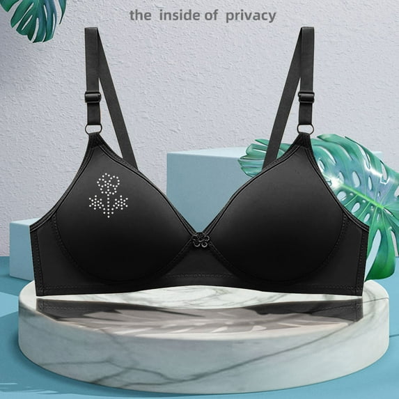 Abomasnow Women's Seamless Bra No Underwire Comfort Push Up Bras Buttery Soft Wireless Bralette Full Coverage Sport Everyday Bra on Clearance