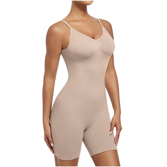 Abomasnow Women's Seamless Shapewear Bodysuit Tummy Control Body Shaper Waist Defining Body Suit